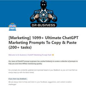 The Marketer's Guide prompt pack