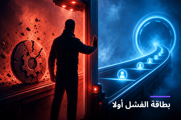 بطاقة الفشل أولا — Dr-Business article illustration